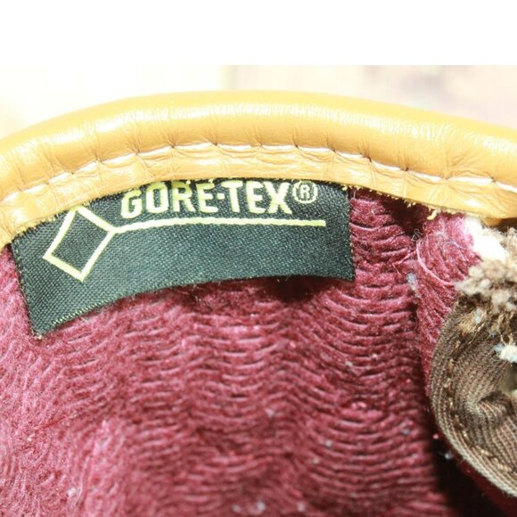 LL Bean Brown Leather 8" Gore-tex Insulated Ankle Duck Boots Size 6 Wide - Picture 8 of 10